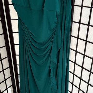 Lane Bryant Asymmetrical Green Dress